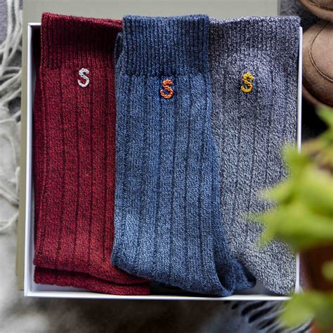 men's designer socks gift set